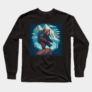 Bear Hiking Long Sleeve T-Shirt